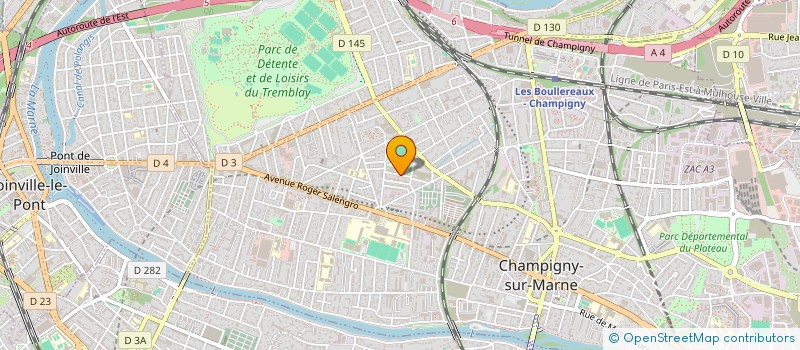 localisation de l'entreprise MONSIEUR JOSE RODRIGUES AFONSO à CHAMPIGNY-SUR-MARNE