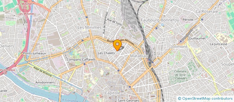 localisation de l'entreprise MONSIEUR JOSE RODRIGUES CARDOSO  TOULOUSE