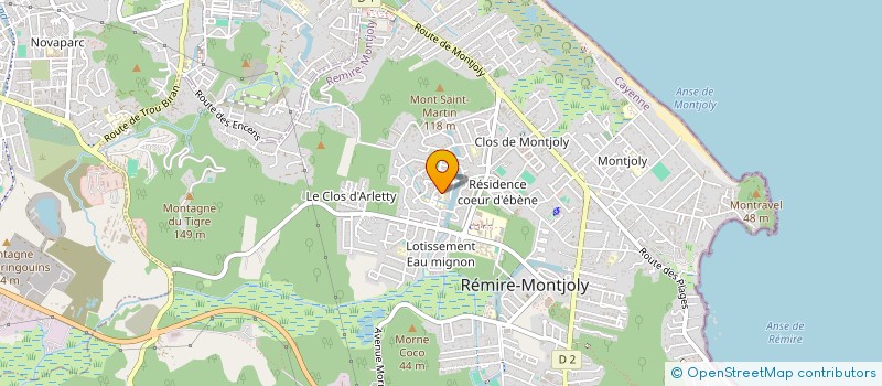 localisation de l'entreprise MONSIEUR JOSE RODRIGUES DA SILVA à REMIRE-MONTJOLY