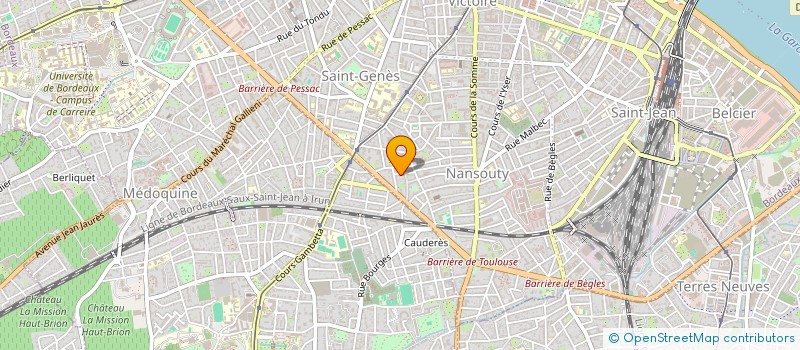 localisation de l'entreprise MONSIEUR JOSE RODRIGUES FERNANDES  BORDEAUX