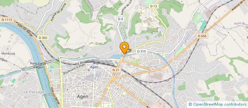 localisation de l'entreprise MONSIEUR JOSE RODRIGUES GUEDES à AGEN