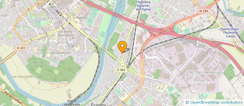 localisation de l'entreprise MONSIEUR JOSE RODRIGUEZ  ERAGNY