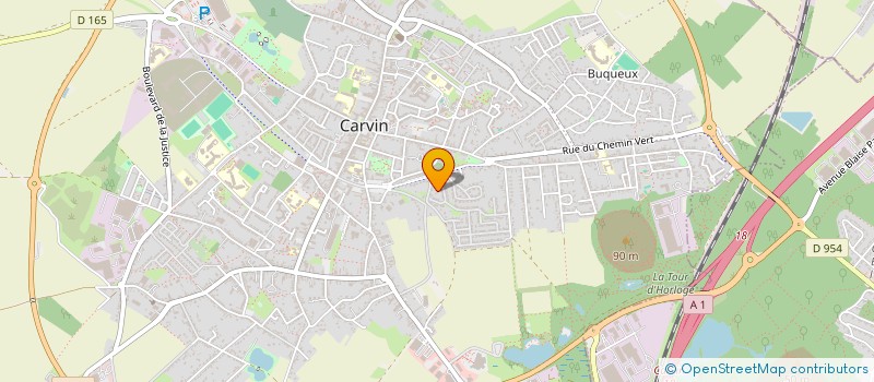 localisation de l'entreprise MONSIEUR JOSE RODRIGUEZ  CARVIN