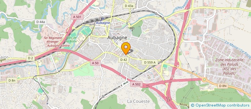 localisation de l'entreprise MONSIEUR JOSE RODRIGUEZ DE PAZ  AUBAGNE