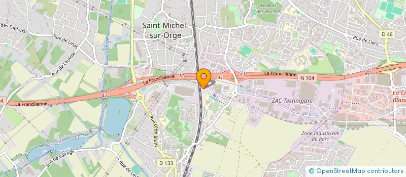 localisation de l'entreprise MONSIEUR JOSE ROMAIN  BRETIGNY-SUR-ORGE