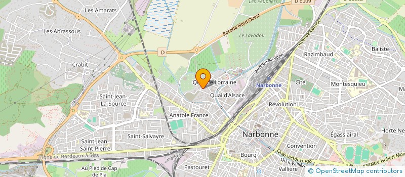 localisation de l'entreprise MONSIEUR JOSE ROMERO à NARBONNE
