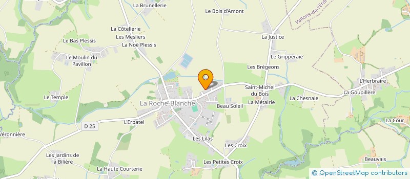 localisation de l'entreprise MONSIEUR JOSE ROUSSEAU  LA ROCHE-BLANCHE