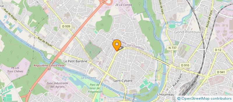 localisation de l'entreprise MONSIEUR JOSE RUA DA FONSECA à ANGOULEME