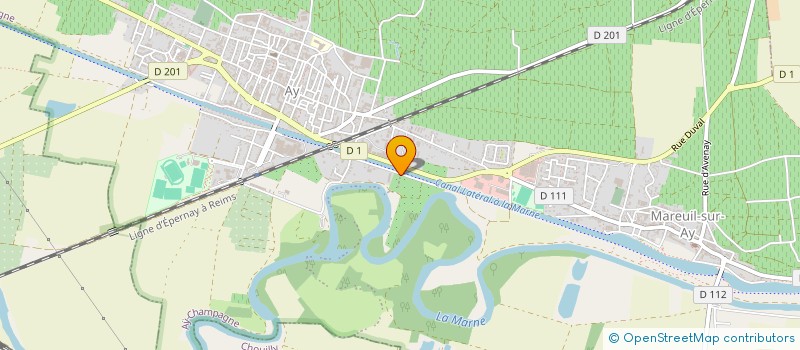 localisation de l'entreprise MONSIEUR JOSE RUESZ  CHAMPILLON