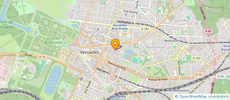 localisation de l'entreprise MONSIEUR JOSE RUIVO FRAGA à VERSAILLES