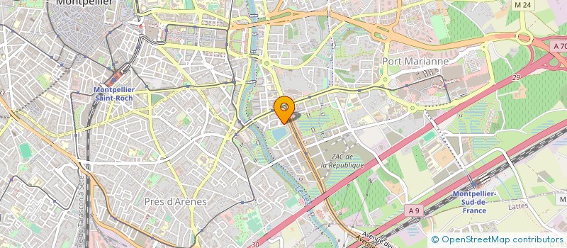 localisation de l'entreprise MONSIEUR JOSE RUIZ à MONTPELLIER