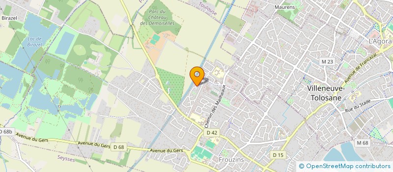 localisation de l'entreprise MONSIEUR JOSE RUIZ  FROUZINS