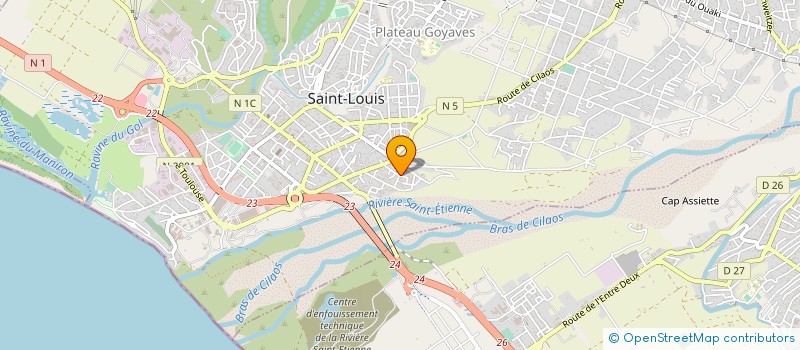 localisation de l'entreprise MONSIEUR JOSE SALOMBROM à SAINT-LOUIS