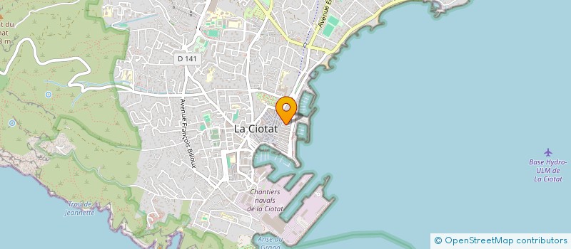 localisation de l'entreprise MONSIEUR JOSE SANCHEZ à LA CIOTAT