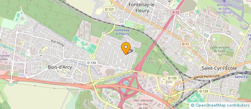 localisation de l'entreprise MONSIEUR JOSE SANDOVAL  BOIS-D'ARCY