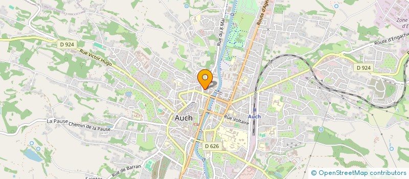 localisation de l'entreprise MONSIEUR JOSE SANTACREU COBAS  AUCH