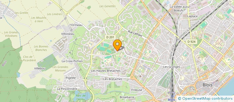 localisation de l'entreprise MONSIEUR JOSE SANTOS DA CUNHA  BLOIS