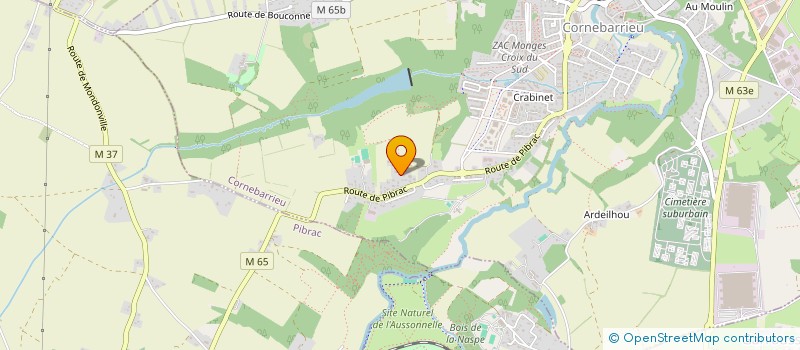 localisation de l'entreprise MONSIEUR JOSE SANTOS FERREIRA  CORNEBARRIEU