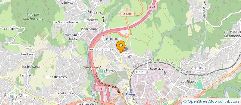 localisation de l'entreprise MONSIEUR JOSE SANTOS SILVA à ANNECY
