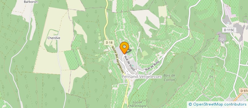 localisation de l'entreprise MONSIEUR JOSE SANZ  PERNAND-VERGELESSES