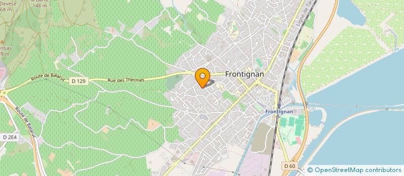 localisation de l'entreprise MONSIEUR JOSE SEGURA à FRONTIGNAN