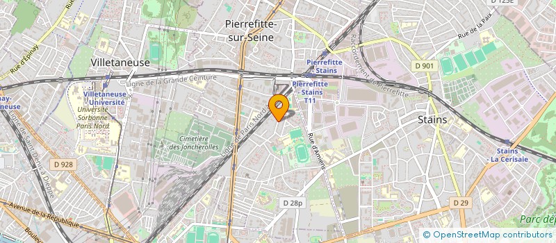 localisation de l'entreprise MONSIEUR JOSE SEMEDO BARRETO à PIERREFITTE-SUR-SEINE