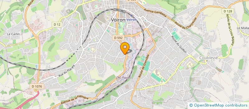 localisation de l'entreprise MONSIEUR JOSE SEPULVEDA BERLANGA  VOIRON