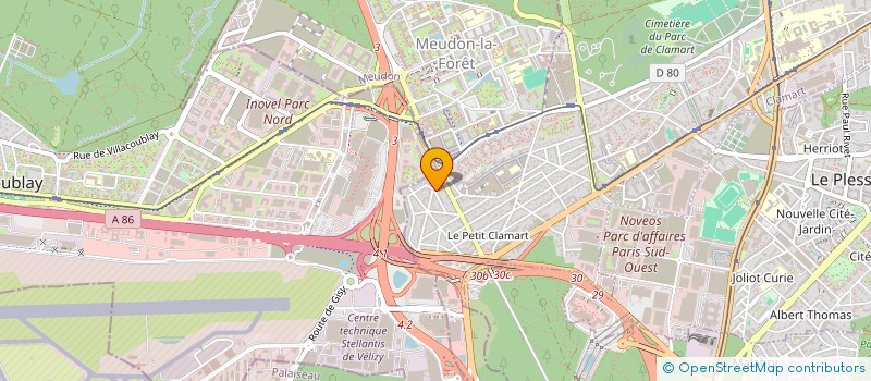 localisation de l'entreprise MONSIEUR JOSE SERRA à CLAMART