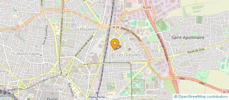 localisation de l'entreprise MONSIEUR JOSE SERRANINHO à DIJON