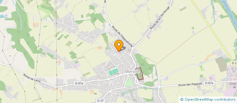 localisation de l'entreprise MONSIEUR JOSE SERRANO  MERVILLE