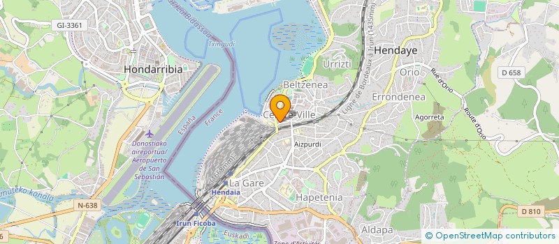 localisation de l'entreprise MONSIEUR JOSE SERRANO Y GIMENEZ  HENDAYE