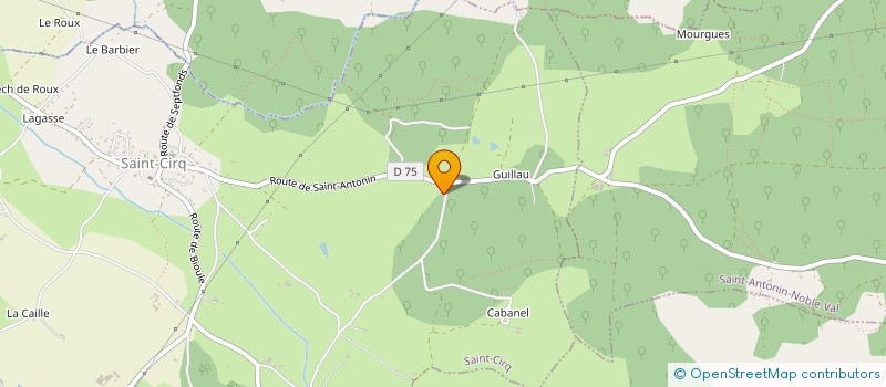 localisation de l'entreprise MONSIEUR JOSE SERRES  SAINT-CIRQ