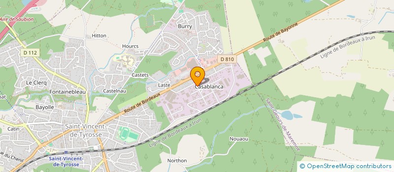 localisation de l'entreprise MONSIEUR JOSE SILVA à DAX