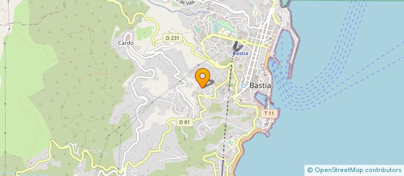 localisation de l'entreprise MONSIEUR JOSE SILVA BARROS à BASTIA