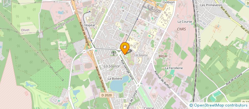 localisation de l'entreprise MONSIEUR JOSE SILVA RODRIGUES à ORLEANS