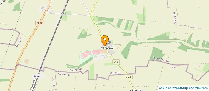 localisation de l'entreprise MONSIEUR JOSE SOARES RODRIGUES  ANGERVILLE