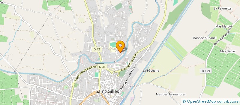 localisation de l'entreprise MONSIEUR JOSE SOLER  SAINT-GILLES