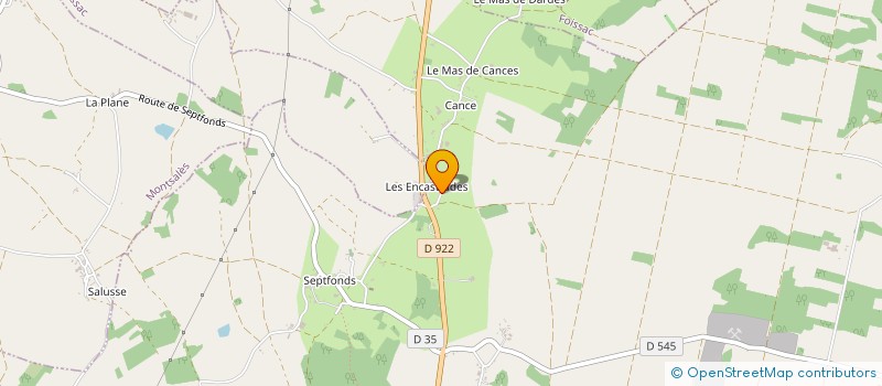 localisation de l'entreprise MONSIEUR JOSE SOUSA à VILLENEUVE