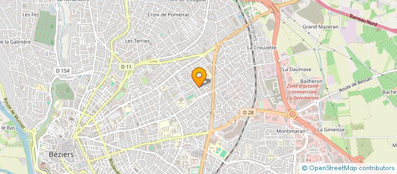 localisation de l'entreprise MONSIEUR JOSE SUAREZ  BEZIERS