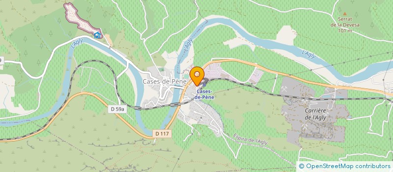 localisation de l'entreprise MONSIEUR JOSE SUBIRANA à CASES-DE-PENE