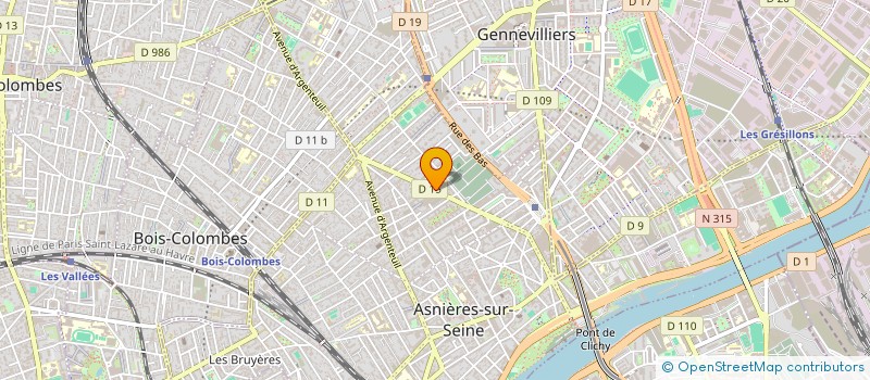 localisation de l'entreprise MONSIEUR JOSE TACANHO PAIVA à ASNIERES-SUR-SEINE