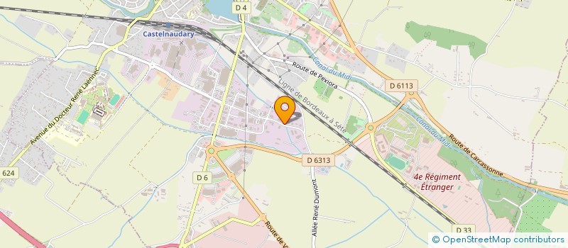 localisation de l'entreprise MONSIEUR JOSE TALUD  CASTELNAUDARY