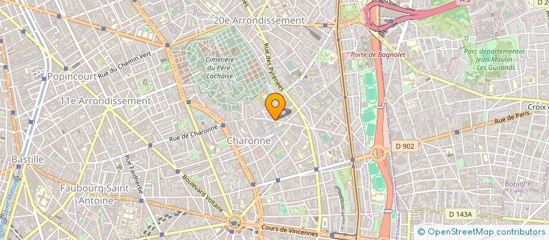 localisation de l'entreprise MONSIEUR JOSE TAMBORERO  PARIS