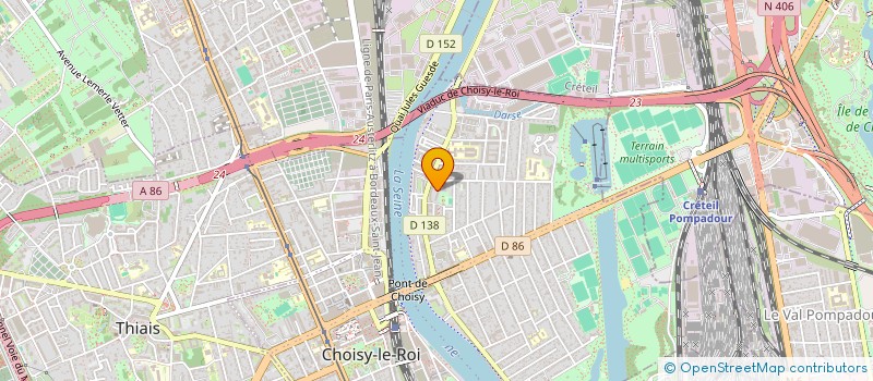 localisation de l'entreprise MONSIEUR JOSE TARAVES SILVA à CHOISY-LE-ROI