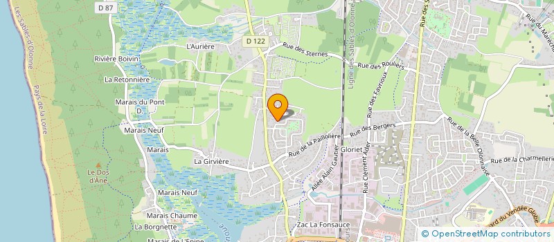 localisation de l'entreprise MONSIEUR JOSE TARDIVEL à LES SABLES D'OLONNE