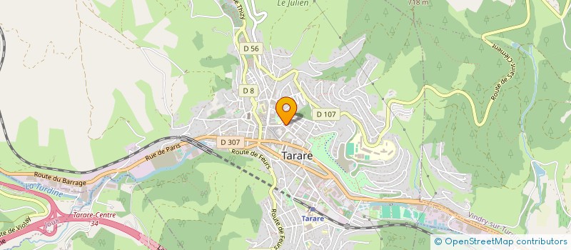 localisation de l'entreprise MONSIEUR JOSE TAVARES à TARARE