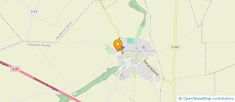 localisation de l'entreprise MONSIEUR JOSE TAVARES DE CAMPOS  CHERY-LES-POUILLY