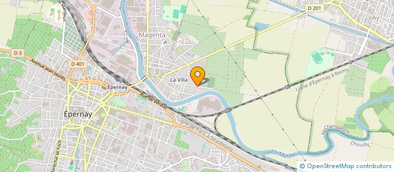 localisation de l'entreprise MONSIEUR JOSE TAVARES PEREIRA  EPERNAY