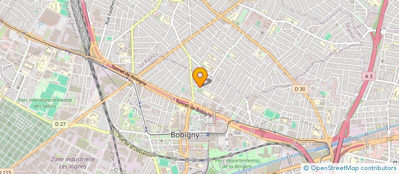 localisation de l'entreprise MONSIEUR JOSE TEIXEIRA  BOBIGNY