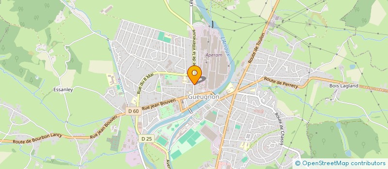 localisation de l'entreprise MONSIEUR JOSE TEIXEIRA à GUEUGNON